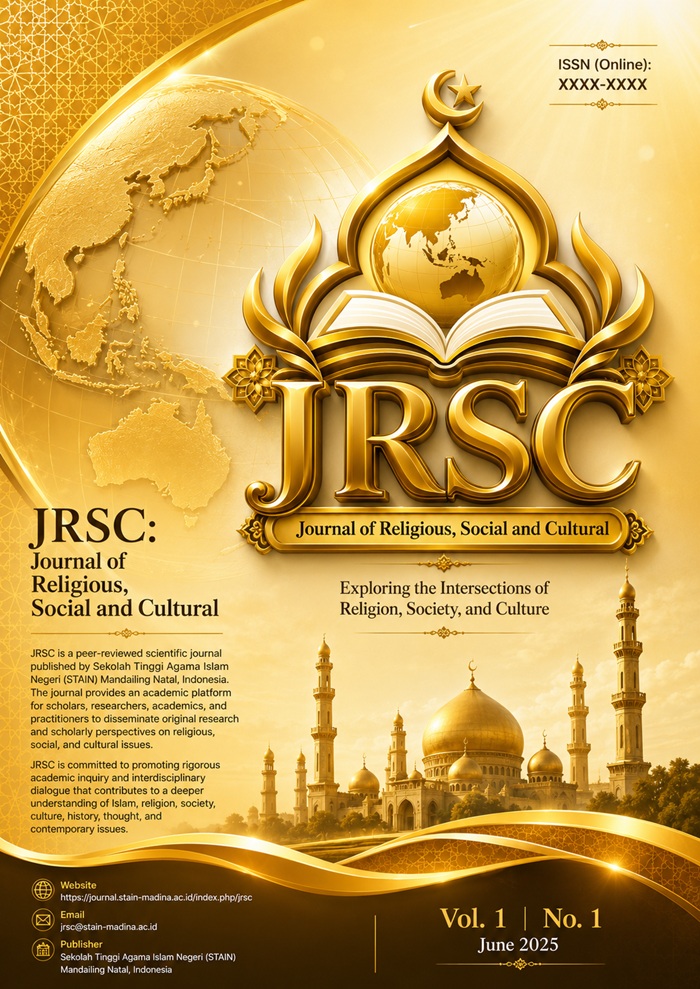 JRSC Journal of Religious, Social and Cultural